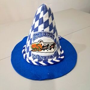 Octoberfest embroidered felt hat
